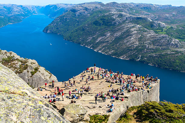 istock Rest on the Preikestolen 544113358