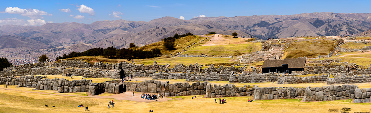 Saqsaywaman (Saksaywaman, , Sasawaman, Saksawaman, Sacsahuayman, Sasaywaman or Saksaq Waman (Quechua language) (hispanicized spellings SacsayhuamÃ¡n, Sacsayhuaman, Sacsahuaman, Saxahuaman and others)) is a citadel like structure on the northern outskirts of the city of Cusco, Peru, the historic capital of the Inca Empire. Sections were first built by the Killke culture about 1100; they had occupied the area since 900. The complex was expanded and added to by the Inca from the 13th century; they built dry stone walls constructed of huge stones. The workers carefully cut the boulders to fit them together tightly without mortar. The site is at an altitude of 3,701 m (12,142 ft). In 1983, Cusco and Saksaywaman together were added to the UNESCO World Heritage List for recognition and protection.