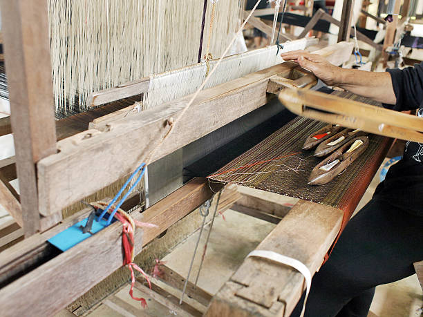 istock Traditional Hand Made Cotton Weaving 544117320