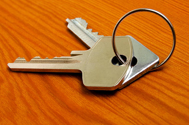istock Bunch of keys on the table. 544120038