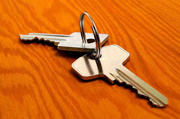 istock Bunch of keys on the table. 544120486