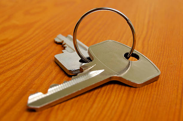 istock Bunch of keys on the table. 544120534