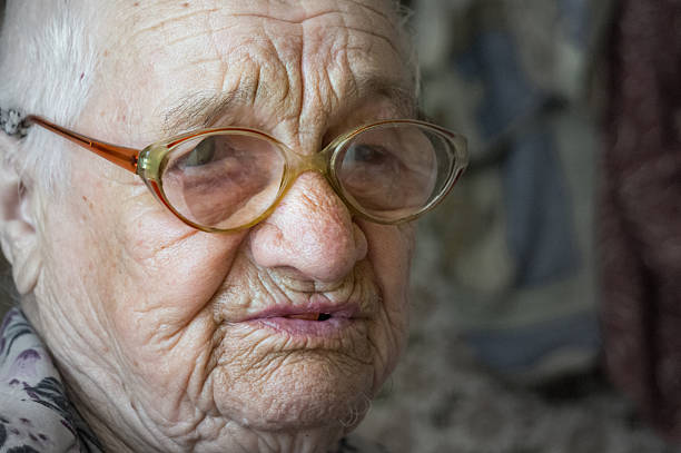 istock Elderly woman. Care elderly 544122580