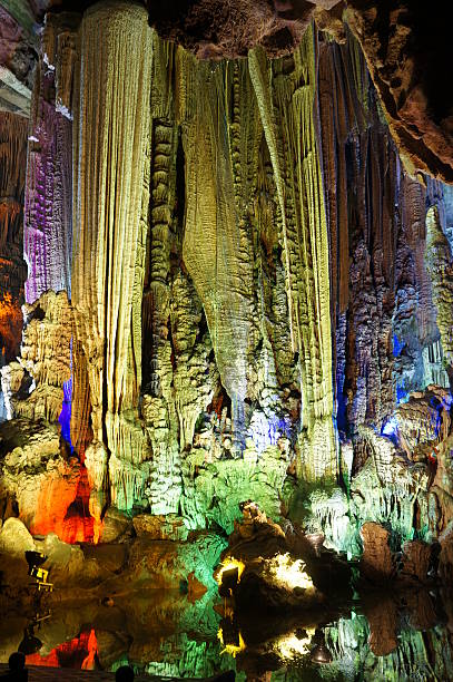 istock Stalagmites and stalactites in caves 544123522