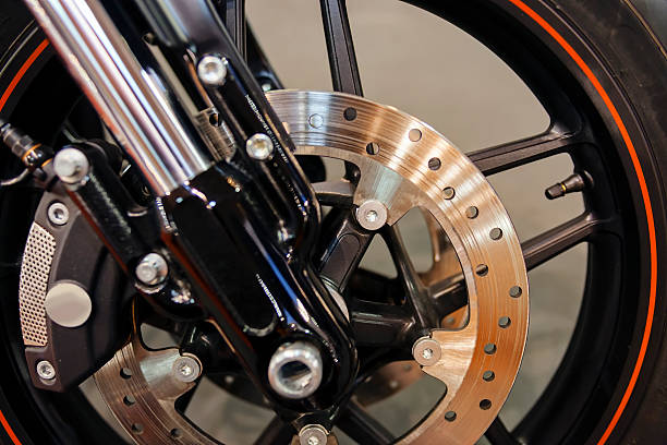 istock Motorcycle wheel mechanism 544124322