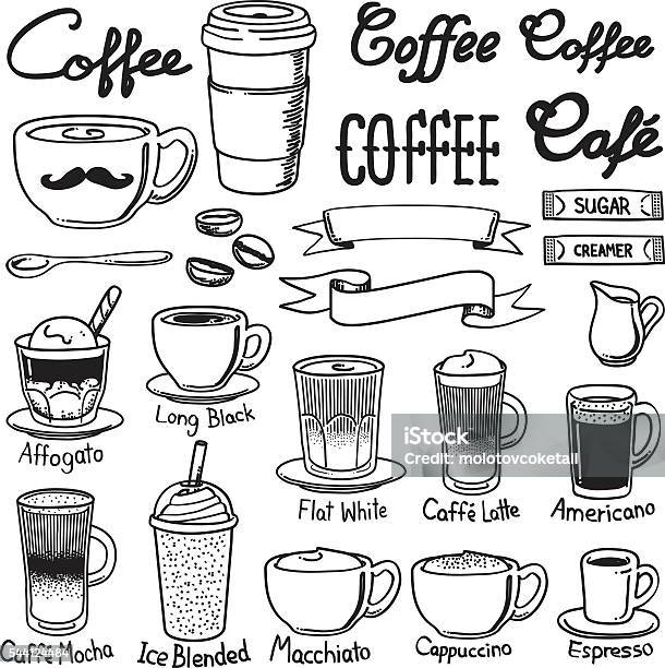 コーヒーのアイコンを設定します - コーヒーのベクターアート素材や画像を多数ご用意 - コーヒー, コーヒー栽培, 図画