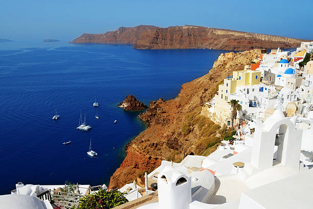 istock Santorini Oia - View to the Caldera 544124624