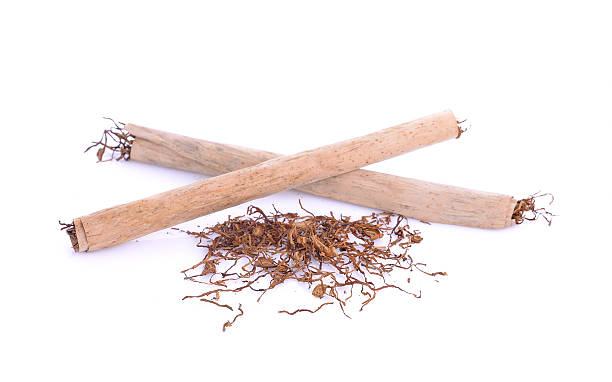 Tobacco isolated on white background