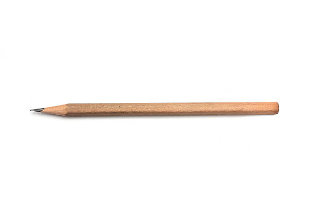 istock Wood pencil isolated on white 544130072