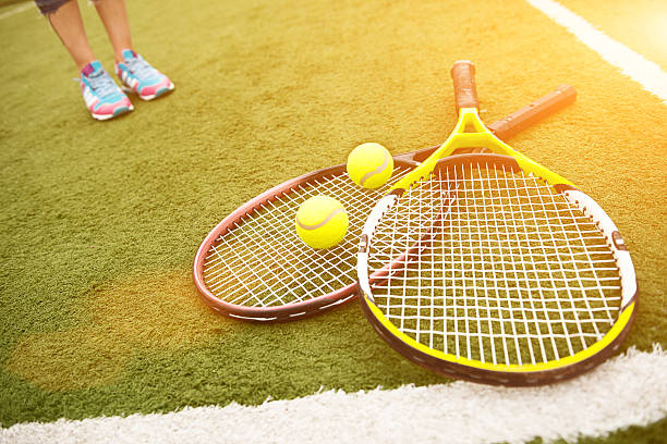 istock Equipment for professional tennis player 544135702