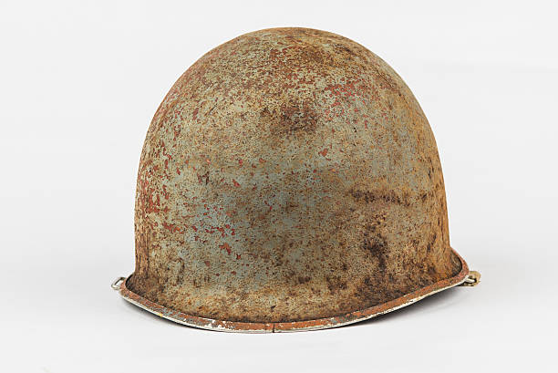istock Vintage military helmet 544311266