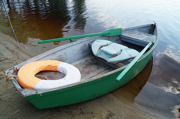 istock old boat and life preserver 544312168