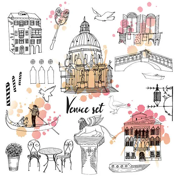 Vector illustration of Venice