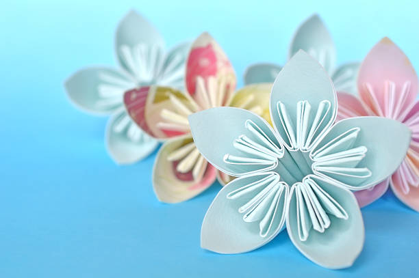 istock Origami flower 544315660