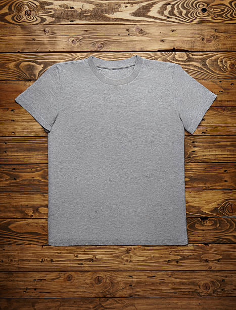 istock Blank grey t-shirt mockup set 544320116