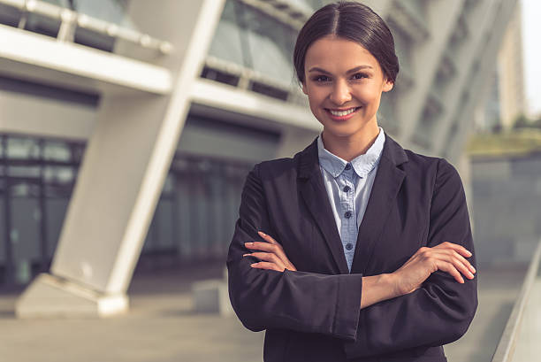 istock Beautiful young businesswoman 544321350