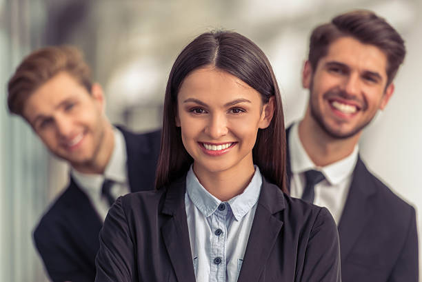 istock Beautiful young business people 544322620