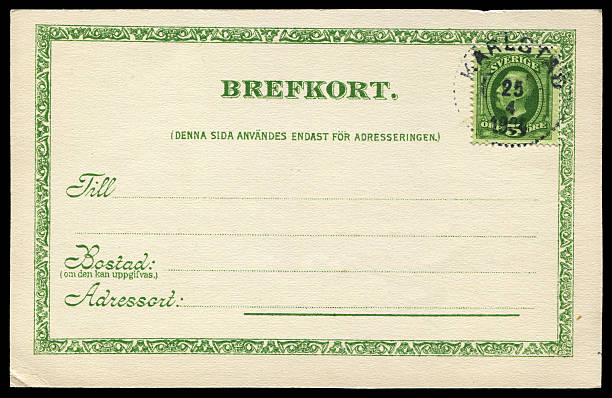 istock vintage postcard from Sweden 544323506