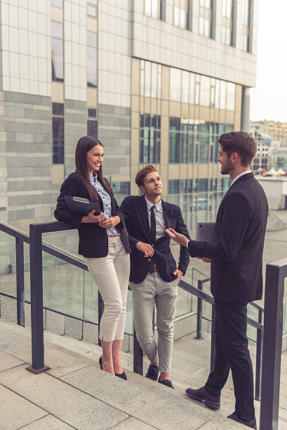 istock Beautiful young business people 544323816