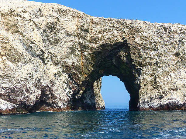 istock Rock formations in Ballestas Islands Reserve in Peru 544325118