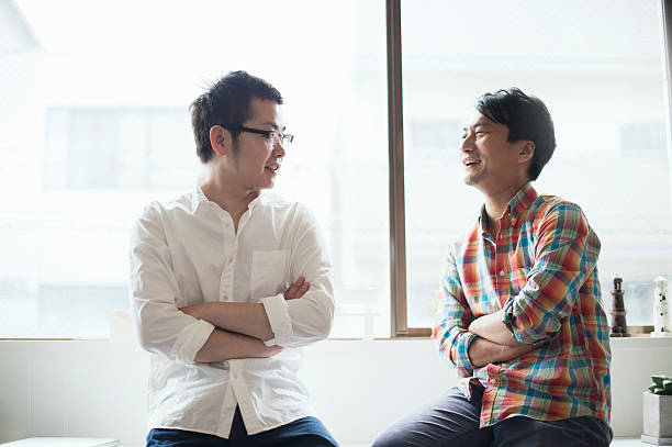 istock Team of interior designers discussing in the studio 544325760
