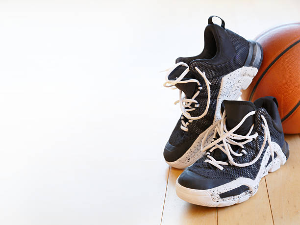 istock Basketball and shoes 544325934