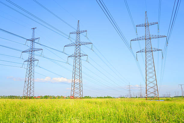 istock Power line in the countryside. 544326756