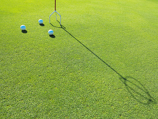 putter'terrain d "entraînement - bent photos et images de collection