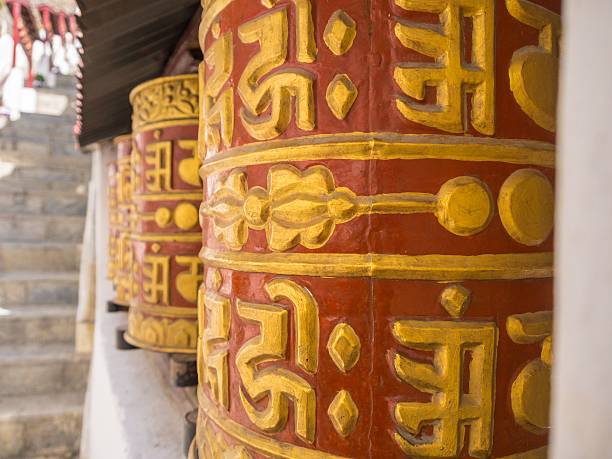 istock Buddhists Symbols in Nepal, Annapurna Trail 544327072