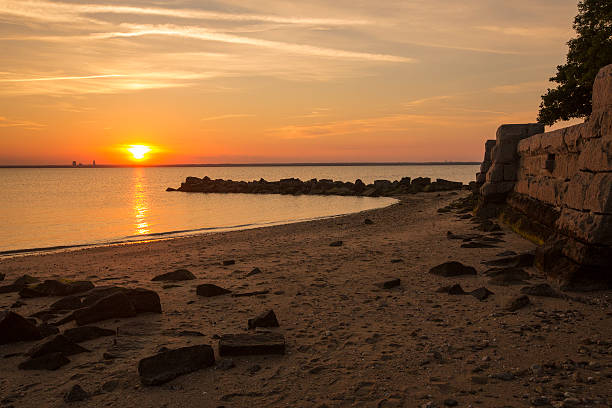 istock Sunset at Long island NY 544327128