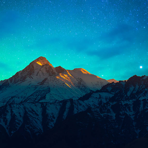 istock Starry night in Norther part of India 544329030