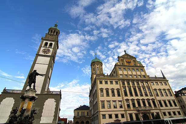 istock Townhall of Augsburg with St. Peter 544329510