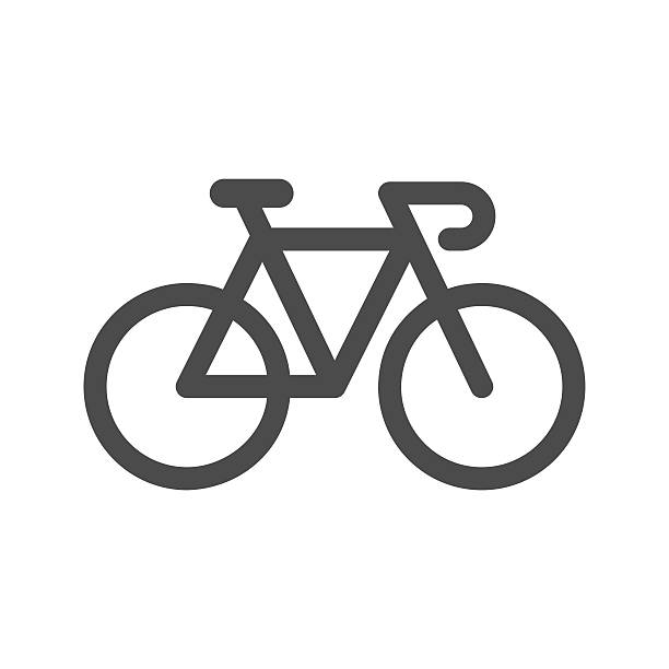 велосипедная значок - bicycle wheel stock illustrations