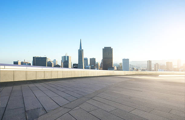 istock empty floor with cityscape and skyline of san francisco 544330542