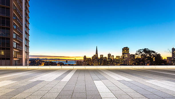 istock empty floor with cityscape and skyline of san francisco 544331642