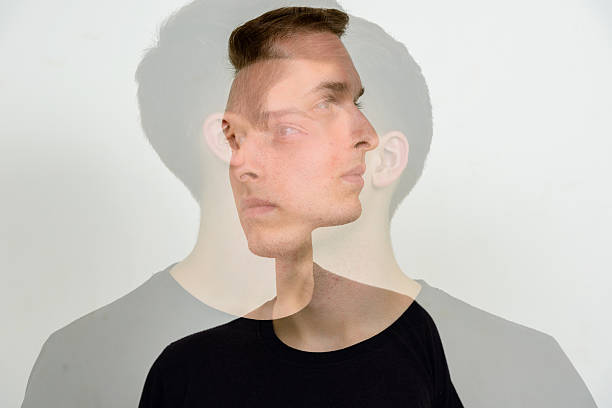 istock Double exposure portrait of man 544332844