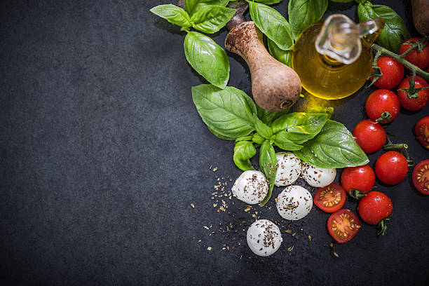 italian fresh grocery , border background