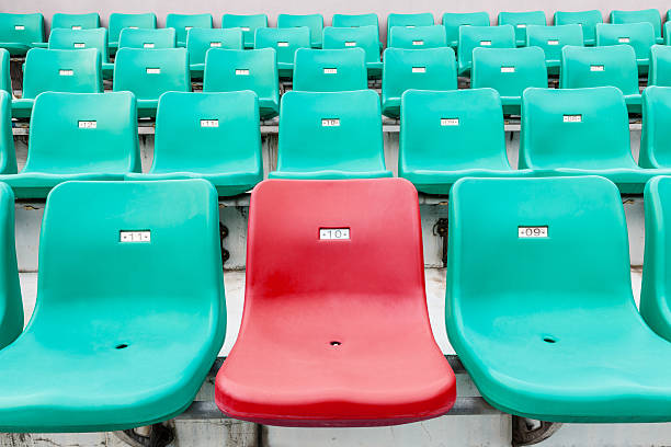 istock Empty seats at an outdoor stadium 544334164