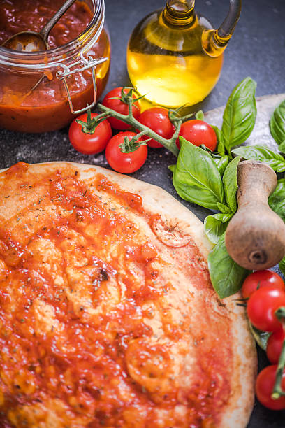 istock Italian margherita pizza 544334390