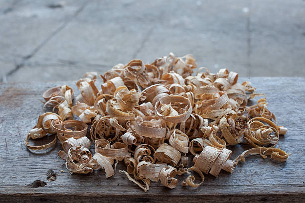 istock Pile of wood sawdust 544335258