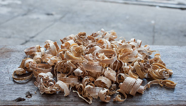 istock Pile of wood sawdust 544335350