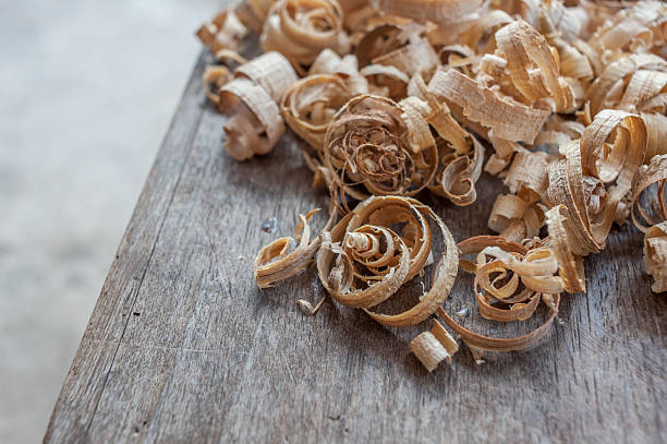 istock Pile of wood sawdust 544335562