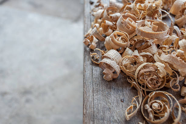 istock Pile of wood sawdust 544335644