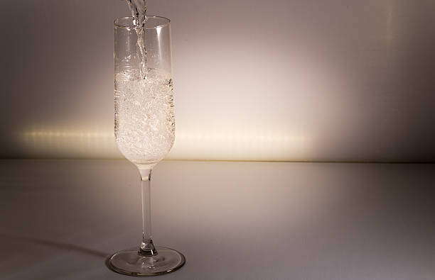 wine glasses on table