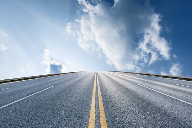 istock asphalt highway under the blue sky 544336288
