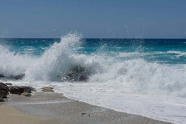 istock Stormy day at the beach 544338976