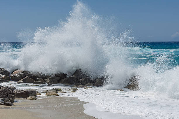 istock Stormy day at the beach 544341234