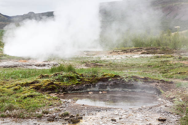 istock Geothermal area around Geysir, Iceland 544342122