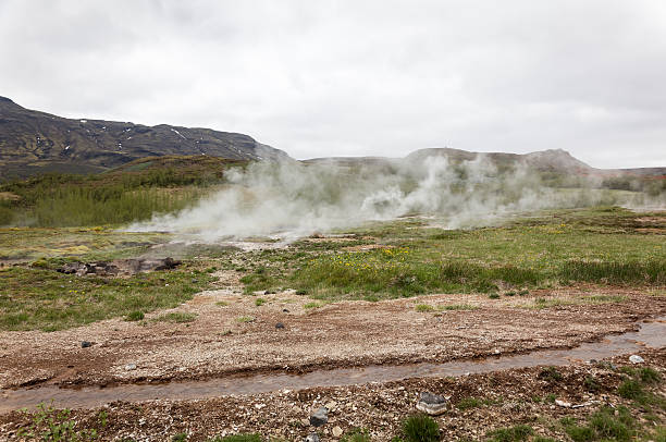 istock Geothermal area around Geysir, Iceland 544342144