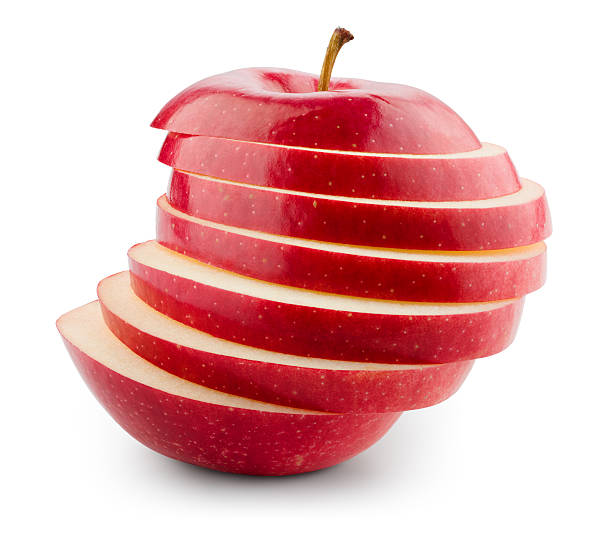 istock Fresh red apple isolated on white. With clipping path 544344054